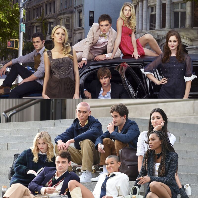 Comparing the original and new casts of Gossip Girl. 